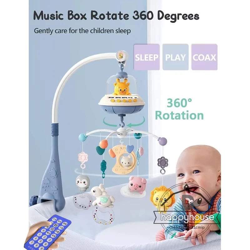 Soothing Musical Cot Mobile With Remote