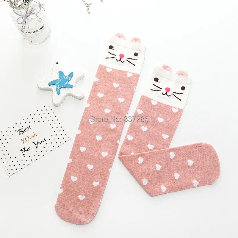 Adorable Girls Over Knee Socks