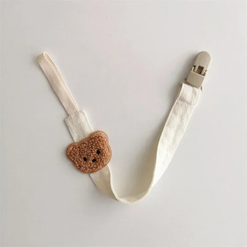 Teddy Pacifier Chain Clip