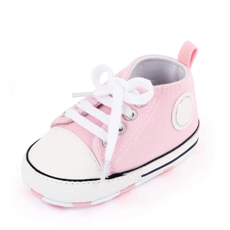 Trendy Canvas Casual Sneakers for Babies – Soft & Secure