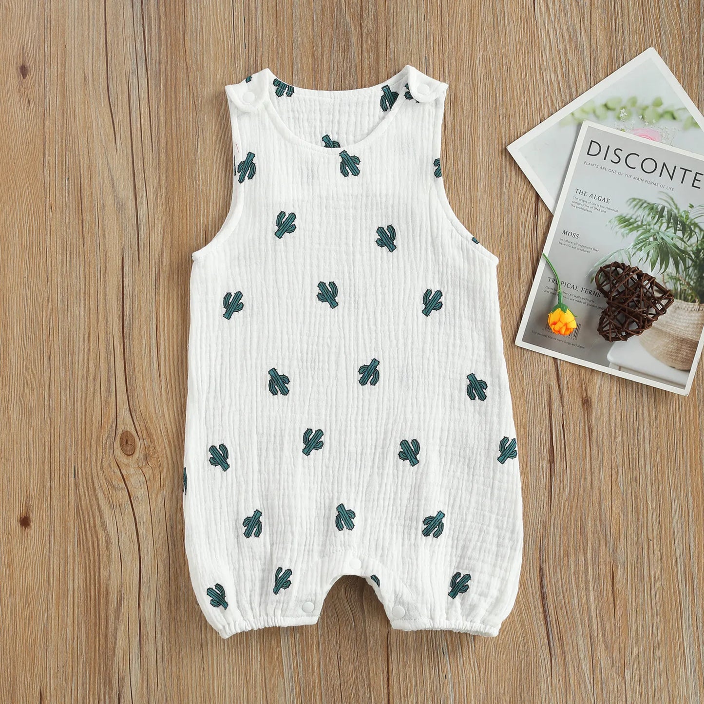 Adorable Cotton Sleeveless Rompers