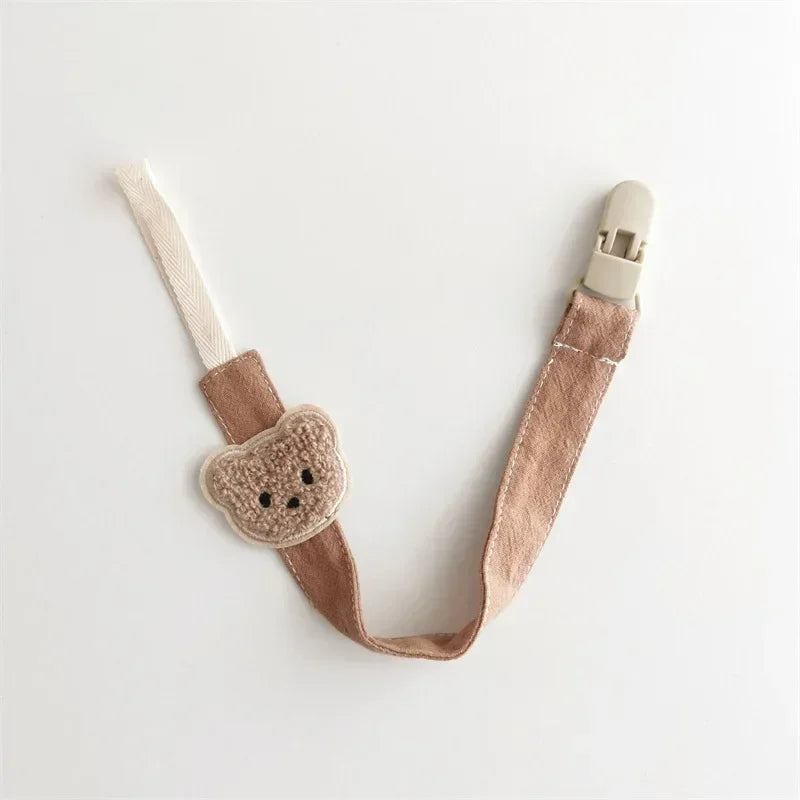 Teddy Pacifier Chain Clip
