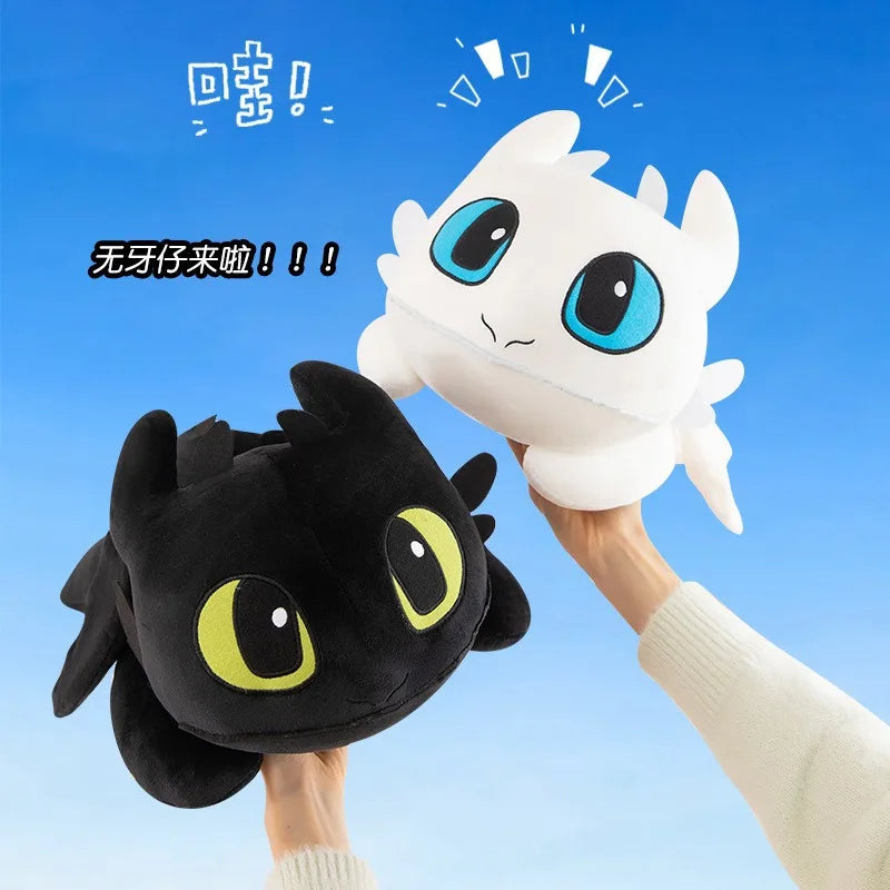 Adorable Plush Dragon Toys – Soft Night & Light Fury Set