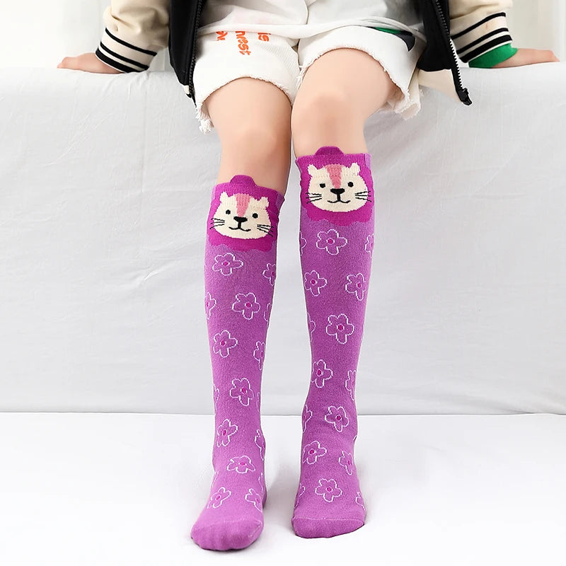 Adorable Girls Over Knee Socks