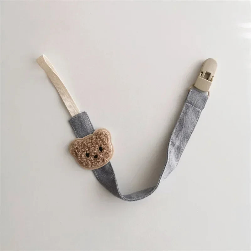 Teddy Pacifier Chain Clip