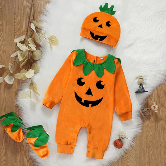 Unisex Halloween Pumpkin Pie Set