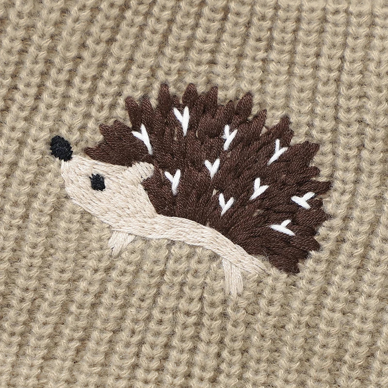 Adorable Hedgehog Knitted Rompers – Cozy Baby Essentials