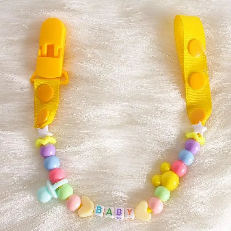 Colorful Newborn Pacifier Clips