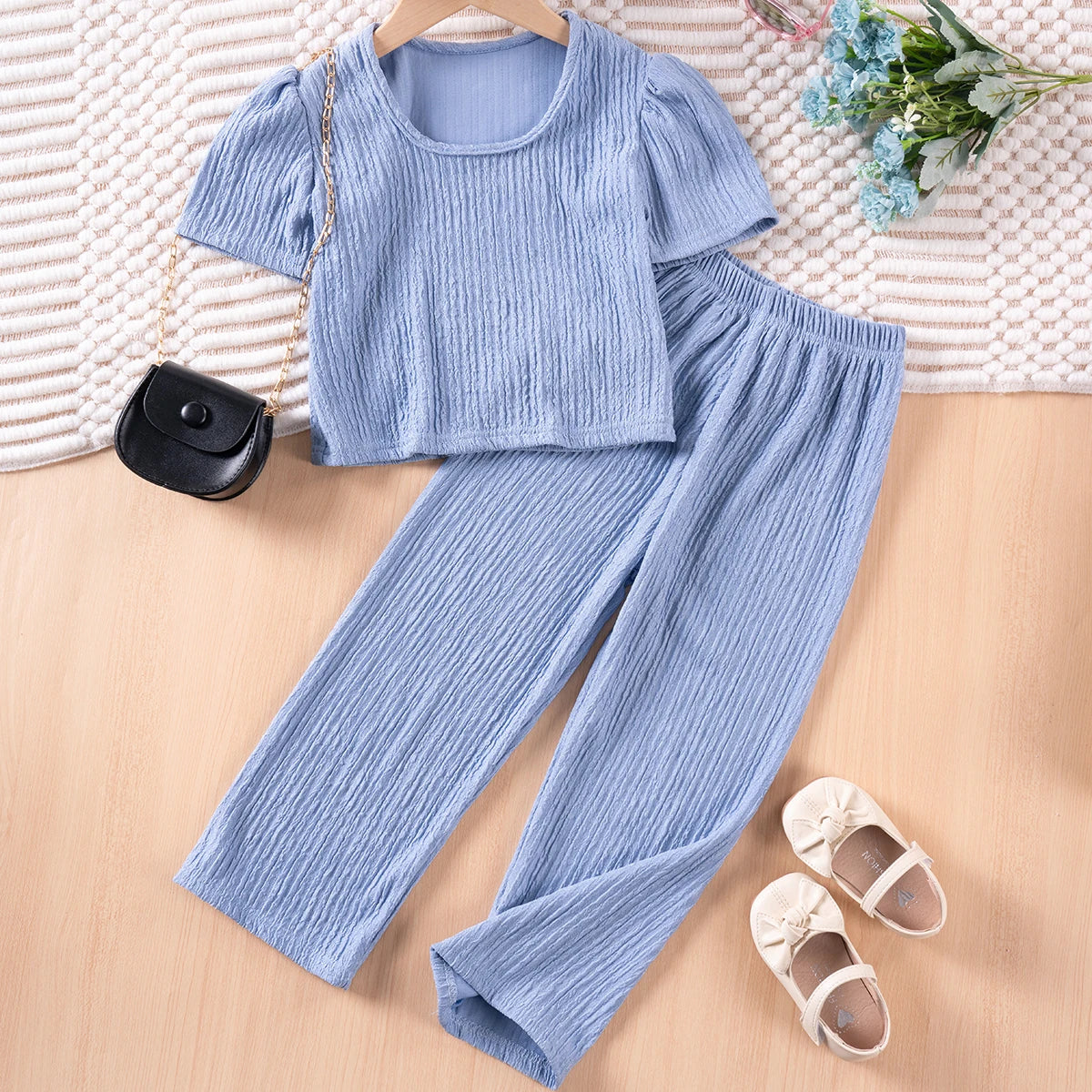 Charming 2 Pieces Dress Set for Girls