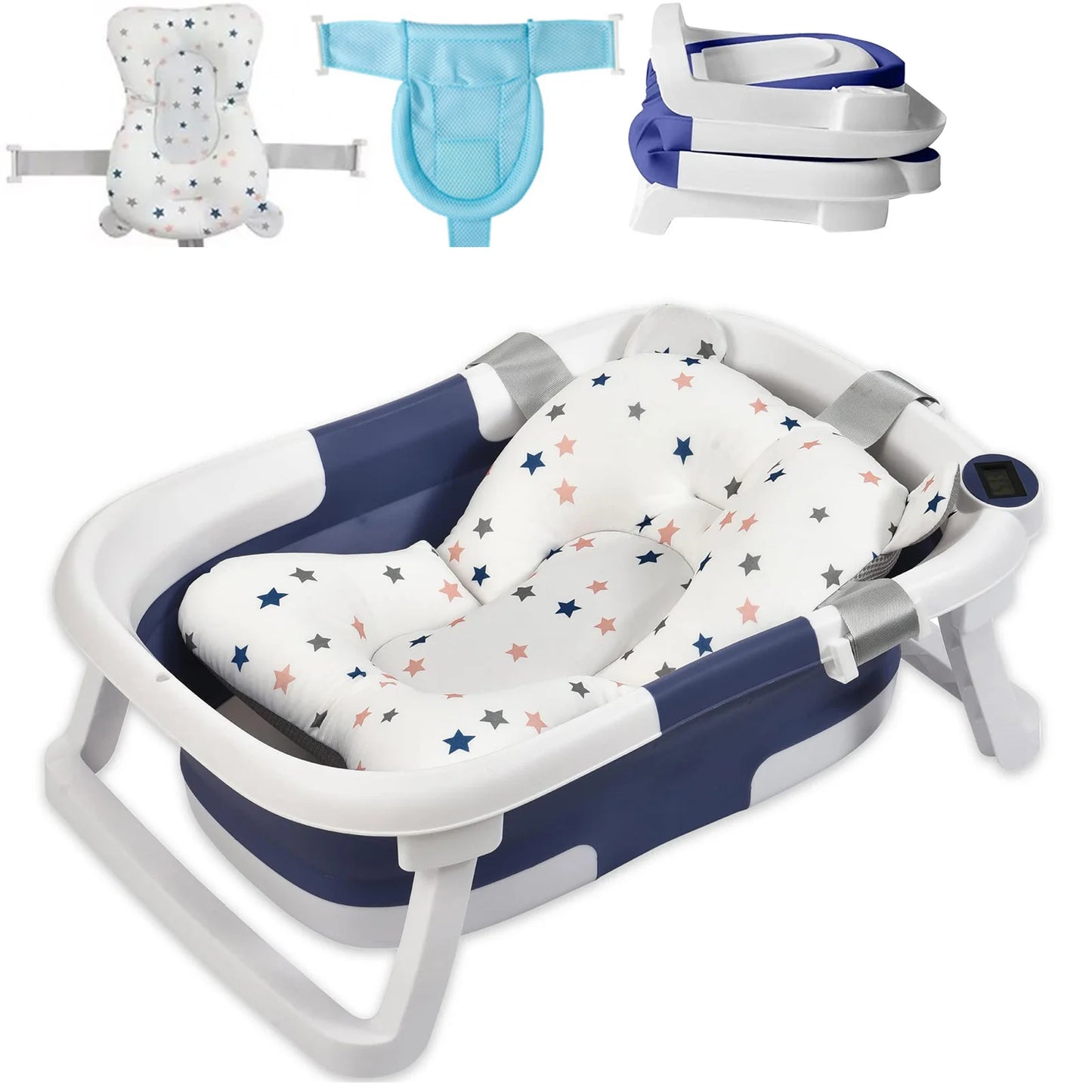 Baby Bath Tub with Foldable Design
