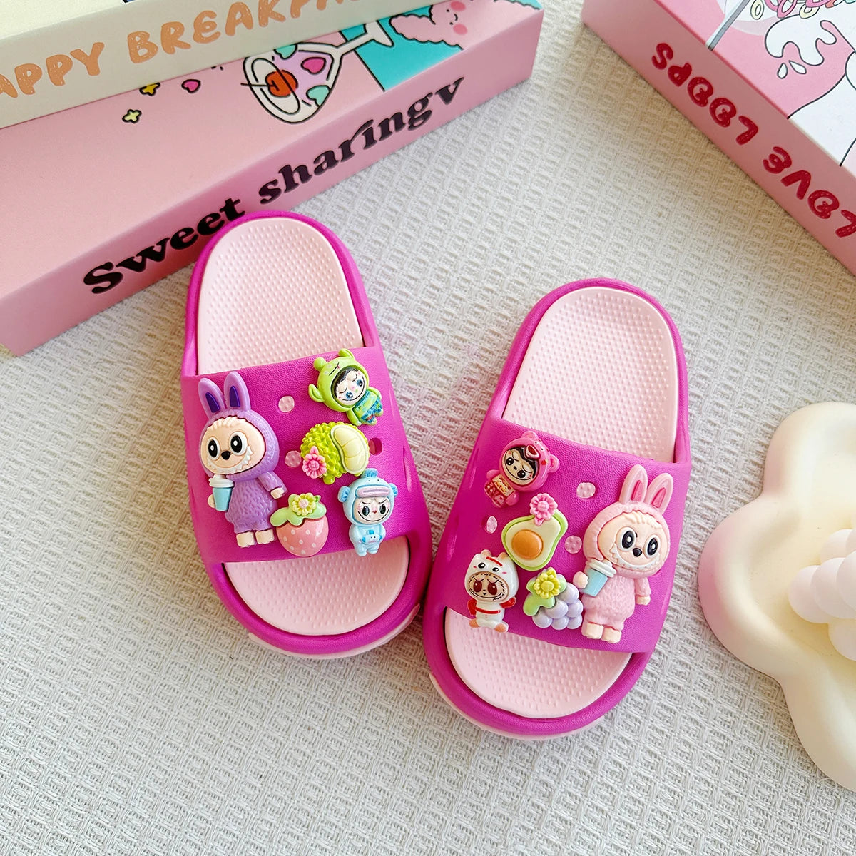 Cute Labubu Slippers